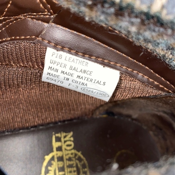 northwest Territory Leather Boots with Sweater Trim Size 7 - Picture 10 of 12